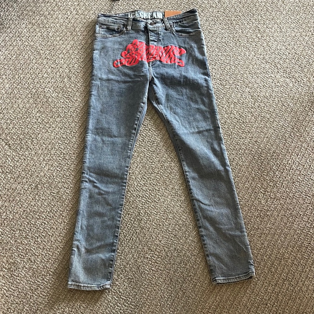 Icecream neon cherry jeans